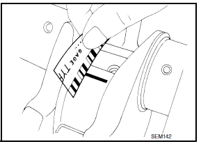 Nissan Maxima. Main Bearing