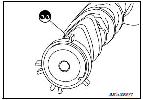 Nissan Maxima. CHECK CAMSHAFT (INTAKE)
