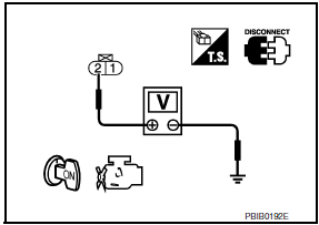 Nissan Maxima. CHECK INTAKE VALVE TIMING CONTROL SOLENOID VALVE POWER SUPPLY CIRCUIT\