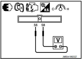 Nissan Maxima. CHECK MASS AIR FLOW SENSOR-I