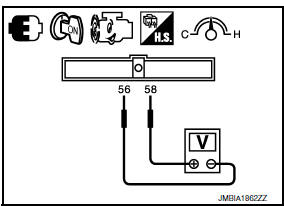 Nissan Maxima. CHECK MASS AIR FLOW SENSOR-III