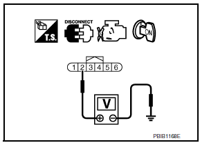 Nissan Maxima. CHECK MAF SENSOR POWER SUPPLY CIRCUIT