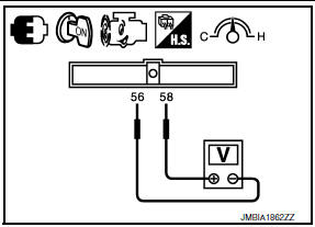 Nissan Maxima. CHECK MASS AIR FLOW SENSOR-I