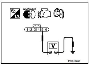 Nissan Maxima. CHECK INTAKE AIR TEMPERATURE SENSOR POWER SUPPLY CIRCUIT