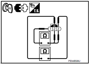 Nissan Maxima. CHECK CAMSHAFT POSITION SENSOR (PHASE)-II