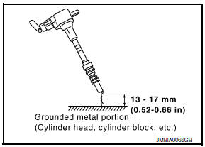 Nissan Maxima. CHECK FUNCTION OF IGNITION COIL-I