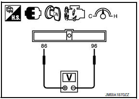 Nissan Maxima. PERFORM COMPONENT FUNCTION CHECK