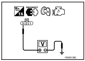 Nissan Maxima. CHECK EVAP CONTROL SYSTEM PRESSURE SENSOR POWER SUPPLY CIRCUIT