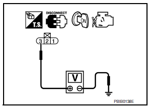 Nissan Maxima. CHECK EVAP CONTROL SYSTEM PRESSURE SENSOR POWER SUPPLY CIRCUIT-I