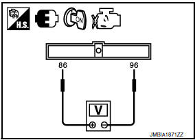 Nissan Maxima. CHECK EVAP CONTROL SYSTEM PRESSURE SENSOR