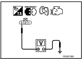 Nissan Maxima. CHECK EVAP CONTROL SYSTEM PRESSURE SENSOR POWER SUPPLY CIRCUIT