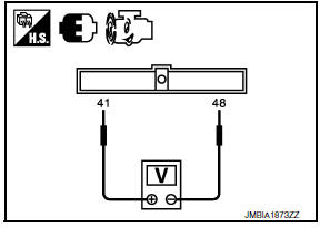 Nissan Maxima. CHECK POWER STEERING PRESSURE SENSOR