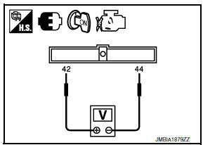 Nissan Maxima. CHECK BATTERY CURRENT SENSOR