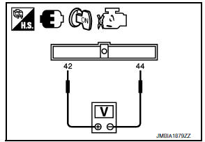 Nissan Maxima. CHECK BATTERY CURRENT SENSOR