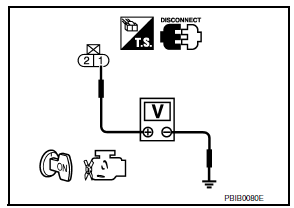 Nissan Maxima. CHECK VIAS CONTROL SOLENOID VALVE 1 POWER SUPPLY CIRCUIT