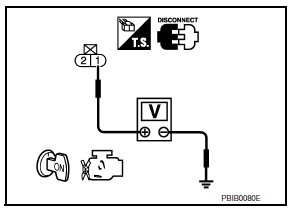 Nissan Maxima. CHECK VIAS CONTROL SOLENOID VALVE 2 POWER SUPPLY CIRCUIT