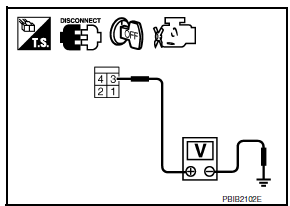 Nissan Maxima. CHECK STOP LAMP SWITCH POWER SUPPLY CIRCUIT