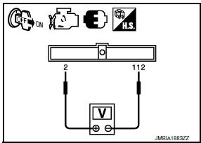 Nissan Maxima. CHECK THROTTLE CONTROL MOTOR RELAY INPUT SIGNAL CIRCUIT-I