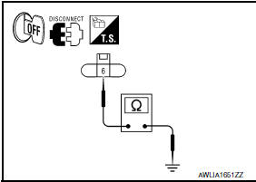 Nissan Maxima. CHECK PARKING LAMP GROUND CIRCUIT