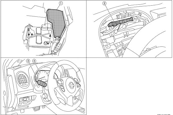 Nissan Maxima. Component Parts Location