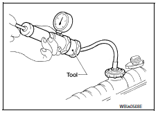 Nissan Maxima. CHECKING COOLING SYSTEM FOR LEAKS