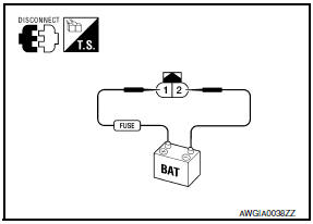 Nissan Maxima. POWER STEERING SOLENOID VALVE RESISTANCE CHECK