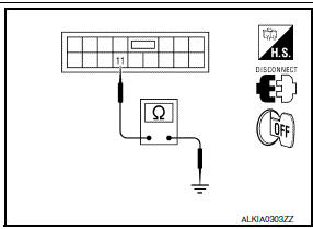 Nissan Maxima. CHECK GROUND CIRCUIT