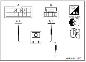 Nissan Maxima. CHECK SUNROOF SWITCH CIRCUIT