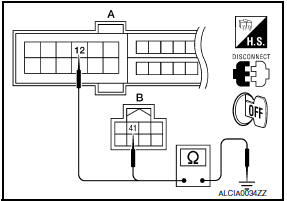 Nissan Maxima. CHECK GROUND CIRCUIT