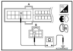 Nissan Maxima. CHECK GROUND CIRCUIT