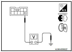 Nissan Maxima. CHECK PUSH-BUTTON IGNITION SWITCH INPUT SIGNAL