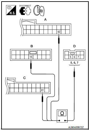 Nissan Maxima. CHECK PUSH-BUTTON IGNITION SWITCH CIRCUIT