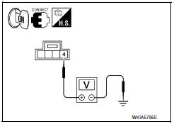 Nissan Maxima. CHECK POWER SUPPLY CIRCUIT (MICROPHONE SIDE)