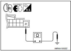 Nissan Maxima. GROUND CIRCUIT CHECK