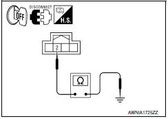 Nissan Maxima. CHECK GROUND CIRCUIT