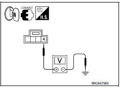 Nissan Maxima. CHECK POWER SUPPLY CIRCUIT (MICROPHONE SIDE)