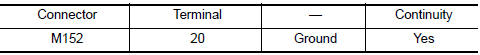 Nissan Maxima. GROUND CIRCUIT CHECK
