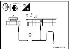 Nissan Maxima. CHECK POWER SUPPLY CIRCUIT (CONTINUITY)