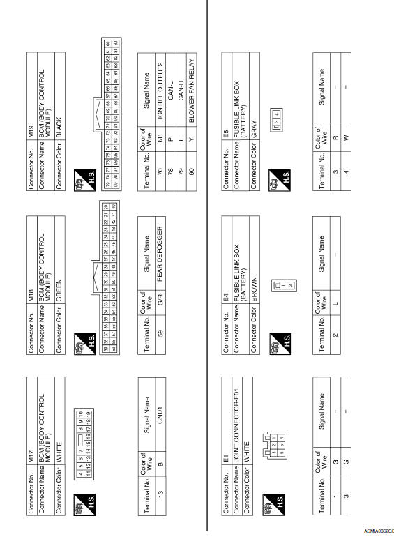 Nissan Maxima. Wiring Diagram -Ignition Power Supply -