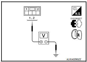 Nissan Maxima. CHECK MAIN POWER WINDOW AND DOOR LOCK/UNLOCK SWITCH OUTPUT SIGNAL