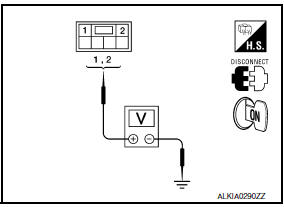 Nissan Maxima. CHECK POWER WINDOW AND DOOR LOCK/UNLOCK SWITCH RH OUTPUT SIGNAL