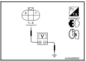 Nissan Maxima. CHECK REAR POWER WINDOW SWITCH LH OUTPUT SIGNAL