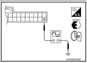 Nissan Maxima. CHECK POWER WINDOW AND DOOR LOCK/UNLOCK SWITCH RH