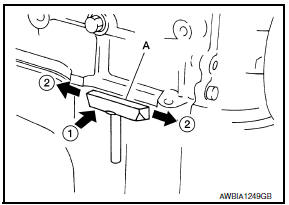 Nissan Maxima. REMOVAL OF LIQUID GASKET