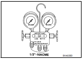 Nissan Maxima. MANIFOLD GAUGE SET