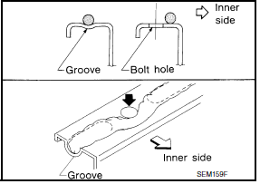 Nissan Maxima. LIQUID GASKET APPLICATION PROCEDURE