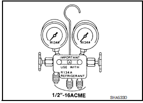 Nissan Maxima. MANIFOLD GAUGE SET