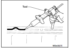 Nissan Maxima. LIQUID GASKET APPLICATION PROCEDURE