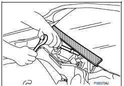 Nissan Maxima. Precaution for Procedure without Cowl Top Cover