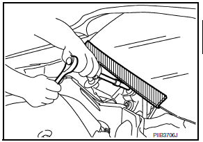 Nissan Maxima. Precaution for Procedure without Cowl Top Cover